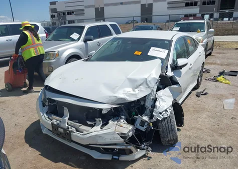 2021 Honda Civic Lx из США, поврежденный, VIN 2HGFC2F6XMH510593